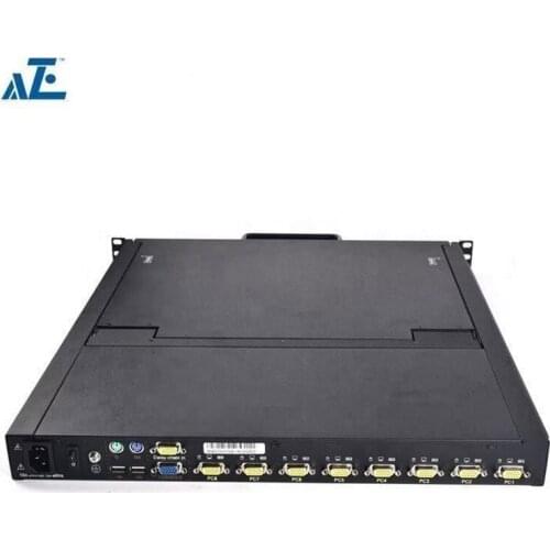 17inch KVM 8-Port Rackmount Console KVM Switch Rackmount for 18U 27U Network cabinet