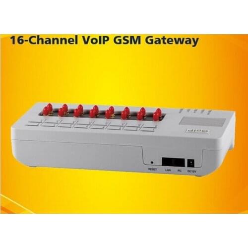 2016 Quad band VOIP GOIP 16 sim cards GOIP 16 GOIP-16 GSM Gateway 16 Channels GOIP IMEI change support sim bank