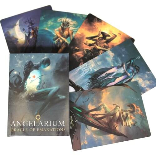 Angelarium Oracle of Emanations Cards Game Five languages English Spanish angels of the Kabbalah Ultimately Mysterious