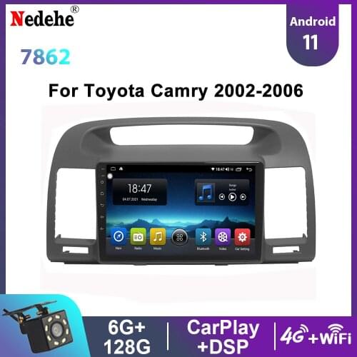 For Toyota Camry Car Radio Audio Player 2 Din Android 10 2002 2003 2004 2005 2006 Autoradio Video Multimedia navigation GPS CAM