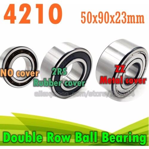 50*90*23 50x90x23 mm Double Row Ball Bearing 4210 zz 2rs 4210A zz 2rs 4210A-2RS 4210-B-2RSR-TVH Long-Lifetime Free shipping