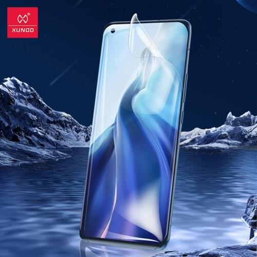 Full Edge Coverage Hydrogel Film For Xiaom Mi 11 Ultra Mi 11 Pro Screen Protector,Thin&Soft HD Gel Front Film For Mi 11 Ultra