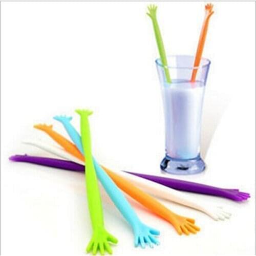 Hot Sale Creative HELP ME Coffee Stirrer Stirring Rod Juices Spoon, Bar Rrabble Rrod Drink Stirre, Coffee Stir Stick