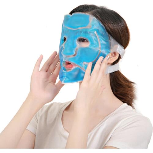 Cold Gel Face Mask Beauty Ice Compress Anti Wrinkle Puffiness SPA Facial Cooling Mask Relaxation Face Skin Care tool