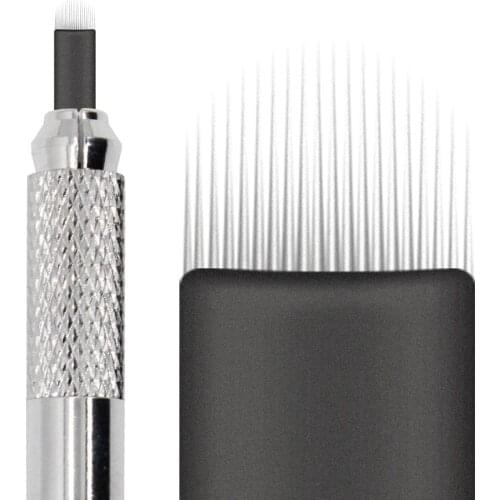 KZBOY 50/100PCS 20U 0.16mm Microblading Needles Stainless Steel with Individually Package for Permanent Makeup Supplies