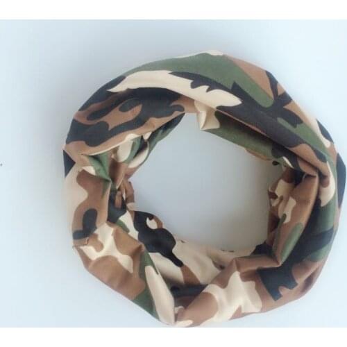 Camo head neck scarf Muffler bandana summer children army men camouflage military women baby hat cap boys set hairwrap headband