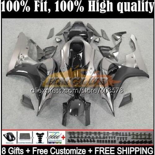 Injection Body For HONDA CBR 1000 RR CC CBR 1000RR 1000CC 49CL.45 CBR1000RR 06 07 CBR1000 RR 2006 2007 OEM Fairing Silver black