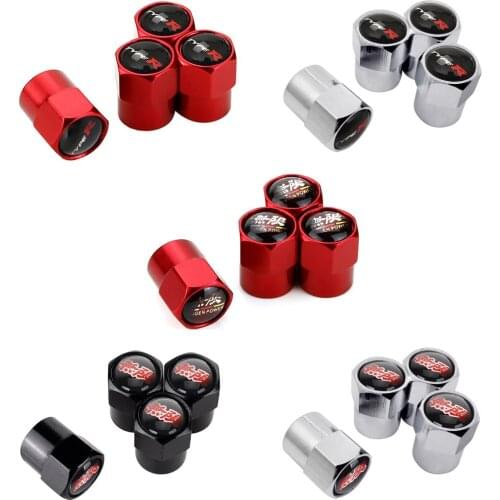 For Honda Mugen Typer Civic Accord Jazz Crv Fit Pilot Hrv Inspire City Insight Automobile Wheel Tyre Valve Cover Cap Accessories