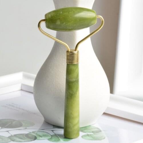 Natural Jade Massage Roller Guasha Board SPA Scraper Stone Facial Anti-wrinkle Treatment Body Facial Massager Skin Care Tools