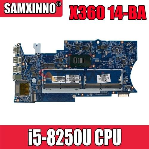 AKEMY For HP X360 14-BA Laptop Motherboard i5-8250U CPU DDR4 862397-855 17817-2 448.0BZ10.0021 100% Tested