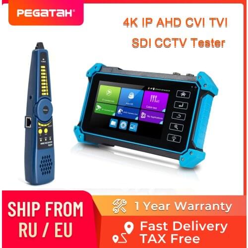 CCTV Tester IP testers camera Monitor 1080P Network cable tester ipc tester 5inch HDMI VGA input CCTV Tester Monitor for CCTV