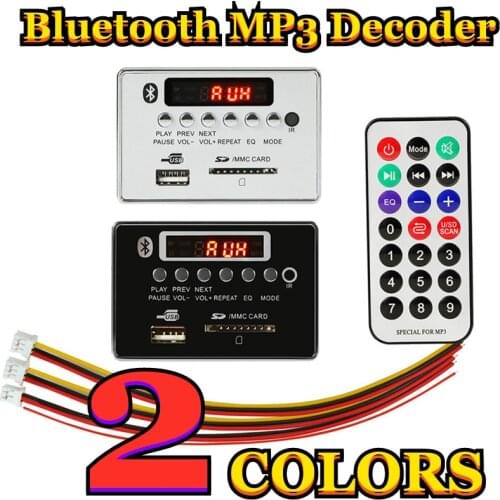 MP3 Bluetooth Decoder Decoder Board Module PCB 5V 12V Lossless Decoding Motherboard With Bluetooth