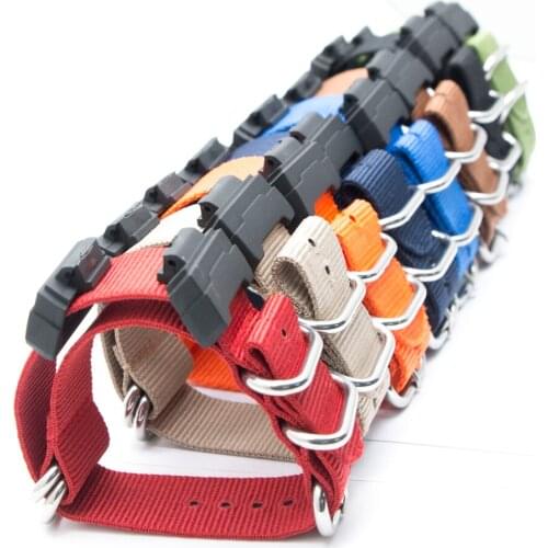Nylon Strap For NATO Watchband Watch Accessories Replacement Striped Band Belt 22MM For Casio G-shock