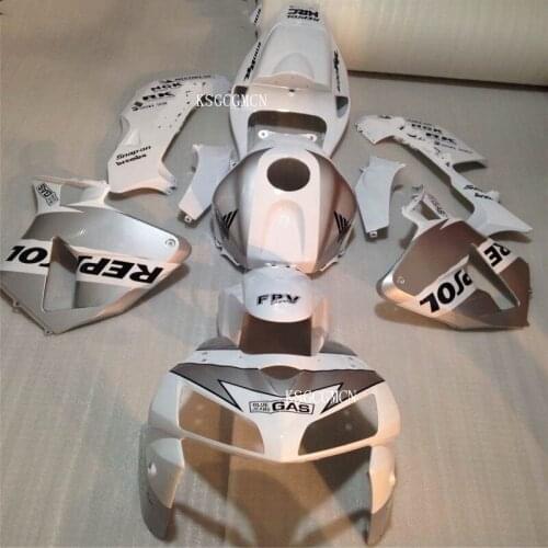 For Honda Complete White Fairings CBR600RR F5 2005-2006 Year ABS Injection Plastics F5 05 06 Bodywork Motorcycle Cowls Kit