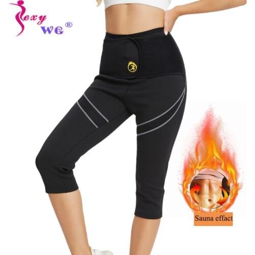 SEXYWG Sauna Pants Wholesale Waist Trainer Body Shaper Slimming Pants for Women Body Shapewear Gym Legging for Weight Loss