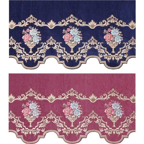 European style Exquisite embroidery pelmet for living room bedroom,Decorative curtain cloth for Kitchen window curtain valance