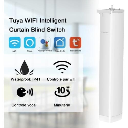 Tuya Intelligent Zigbee Electric Curtain Motor Auto Motorized Curtain Status Track Timing APP Remote Control For Alexa Google