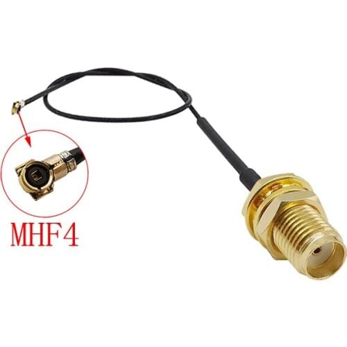 1Pcs U.FL IPX IPEX MHF4 to SMA Female Jack Antenna WiFi Pigtail Jumper 0.81 Cable Connector SMA ufl 1.13mm Cables