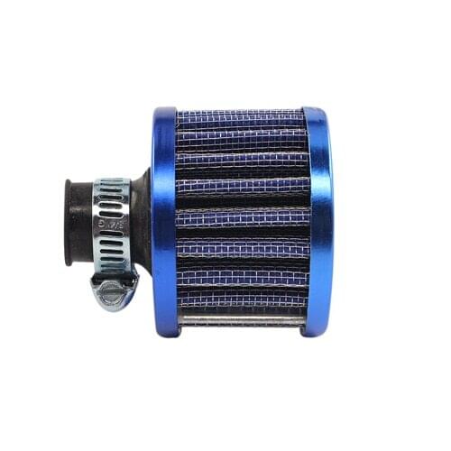 Universal Cold Air Intake Auto Mini 12mm Car Air Filter Cleaner Valve Cover Reusable Crankcase Vent Breather Cone