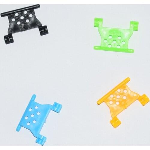 10/100pcs plastic toy Door and window hinge/model material/rc car robot DIY toy technology model parts/baby toys/scientific