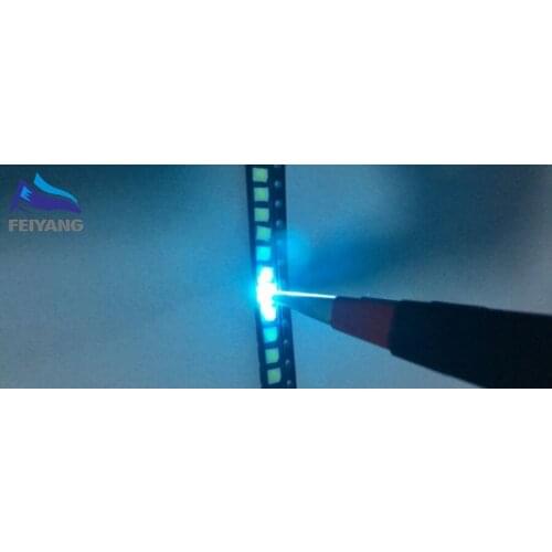 1000pcs/lot LED lamp beads ice blue SMD 2835 0.2W Super highlight light-emitting diode Still 3V