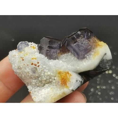 30.5g.Rare natural crystal polyhedron blue green fluorite quartz mineral healing Reiki energy specimen