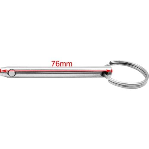 4 Pack Quick Release Pins 8mm 5/16 inch Diameter for Boat Bimini Top Deck Hinge, Full 316 Stainless Steel