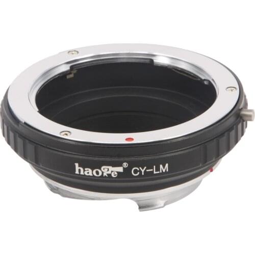 Haoge Lens Mount Adapter for Contax / Yashica C/Y CY Lens to Leica M-mount Camera