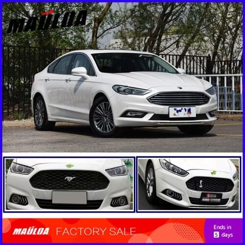 Car accessories New design ABS modify car front grille racing grills grill cover trim for Mondeo 2013 2014 2015 2016