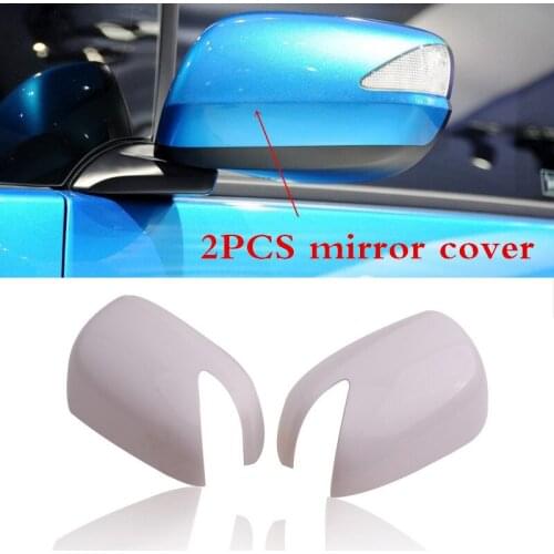 CAPQX 2PCS NEW Side Reariew Mirror Cover Cap Hood 76251-TF0-M01 For FIT JAZZ 2009 2010 2011 2012 2013 2014 GP1 GE8
