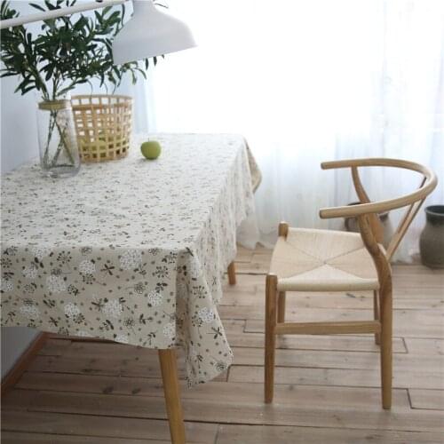 Chicity American rural style Tablecloth Printed Dandelion Table cover Rectangular For Home Party Wedding Decoration Customized