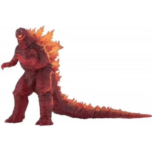 Fire burning Gojira Articulated PVC Action Figure Collectible Model Toy