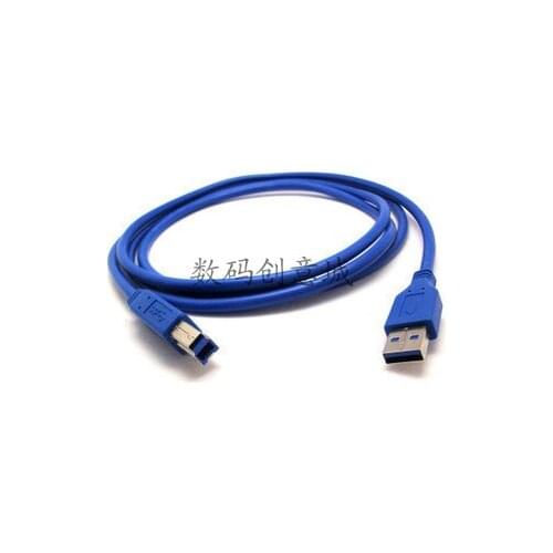 1.8M USB 3.0 Printer Device Cable Type A Male to Type B Male Printer Scanner cable print connecting line computer Blue
