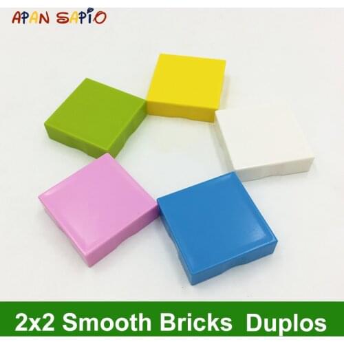 Big Size DIY Building Blocks Smooth Figures Bricks 2x2Dot 30PCS Educational Creative Toys for Children Compatible With Brands