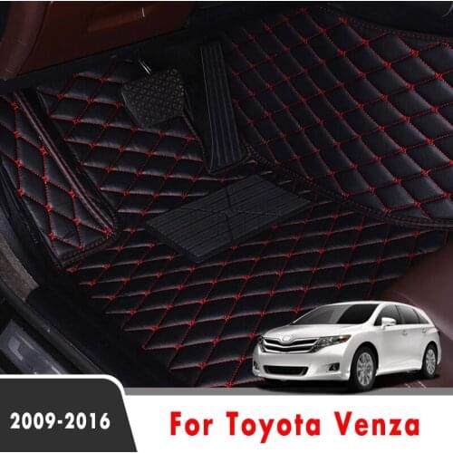 For Toyota Venza 2016 2015 2014 2013 2012 2011 2010 2009 Car Floor Mats Styling Custom Protect Carpets Waterproof Accessories