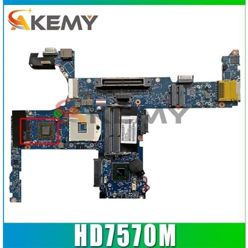 AKemy Laptop motherboard FOR HP EliteBook 6470P 8470P 8470W Mainboard 6050A2470001 686042-001 686042-601 SLJ8A HD7570M