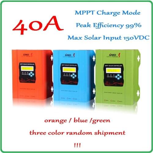 MPPT 40A 50A 60A Solar Charge Controller 12V 24V 48V Auto-work solar Panel battery charge regulator 99% high Peak Efficiency
