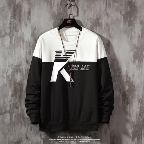 Sudadera Con Capucha Para Hombre, Otoño-Primavera 2020, Estilo Hip Hop Punk En Blanco Ynegro, Ropa De Calle Informal De Moda, Tt