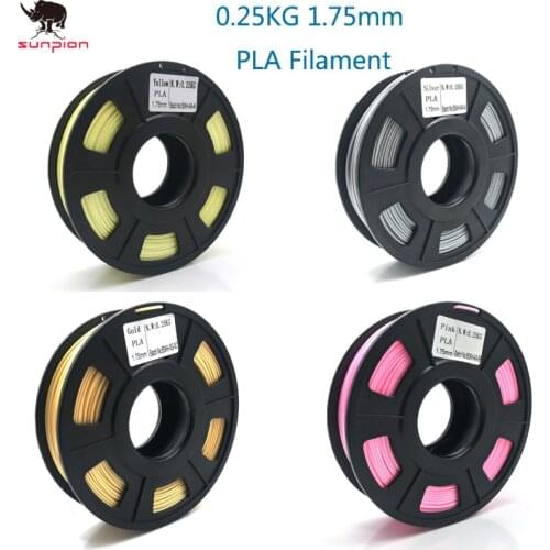 PLA Filament 1.75mm 3D Printer Filament Dimensional Accuracy+/-0.03mm 0.25KG 3D Printing Material for 3d printer RepRap