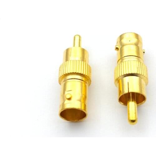 6pcs Gold plated BNC Female - RCA Phono Male Adapter for DVR CCTV Video Camera