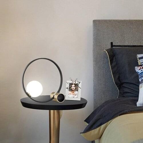 Modern led glass ball table lamp aj table lamp ceramic gourd lamp bright table lamp e27 table lamp dining room