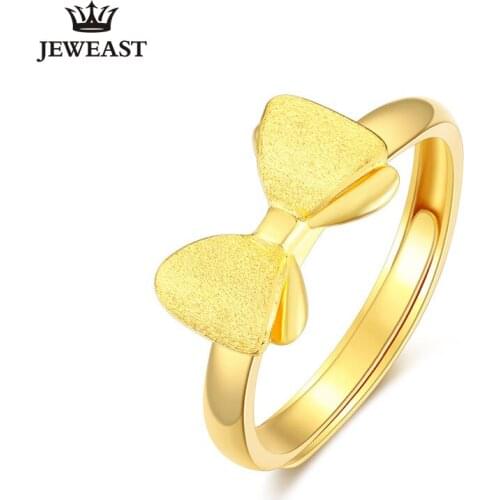 SPL 24K Pure Gold Ring Real AU 999 Solid Gold Rings Beautiful Bow-knot Upscale Trendy Classic Fine Jewelry Hot Sell New 2020
