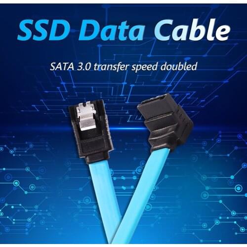 SSD HDD 5.5 Inch SATA III Cable High Speed 6Gbps SATA Revision 3.0 Data Cable for SATA Hard Disc Drive HDD Solid State Drive SSD