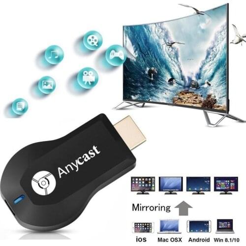 M9 TV Stick Phone Wifi Dongle Wireless Receiver Anycast DLNA Miracast Airplay Mirror Screen Device HDMI-compatible Mirascreen