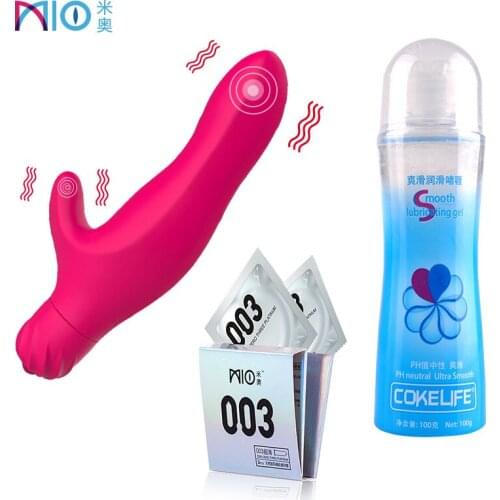 MIO 3 In1 Rabbit Vibrator Sex Lubricant 50ml Water-soluble Body Grease Liquid Lube Adult Condom Sex Toys Intimate Products