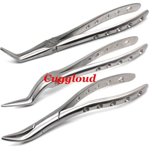 1PC Dental Residual root forceps Broken tooth pliers for Upper and lower wisdom teeth Dental Tools equipment