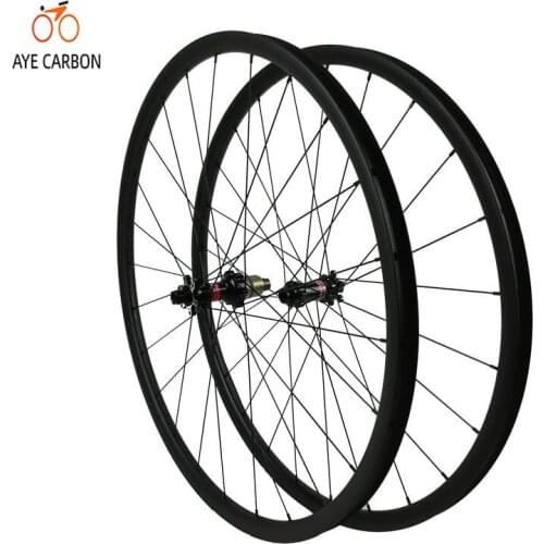 29er mtb carbon clincher and tubeless ready bike wheels 40mm width asymmetric rims for AM mountain bike carbon wheelset