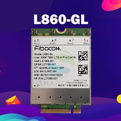 4G Module L860-GL FDD-LTE TDD-LTE Cat16 4G Card SPS#L27188-001 4G Card For HP laptop