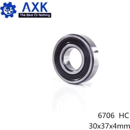 6706 Hybrid Ceramic Bearing 30*37*4 mm ABEC-1 ( 1 PC) Industry Motor Spindle 6706HC Hybrids Si3N4 Ball Bearings 3NC 6706RS
