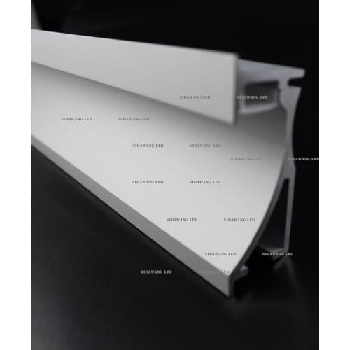 4pcs/lot,2000mm length Wall Mounting led aluminium profile, led aluminium profile 2m for led strip housing SDW023